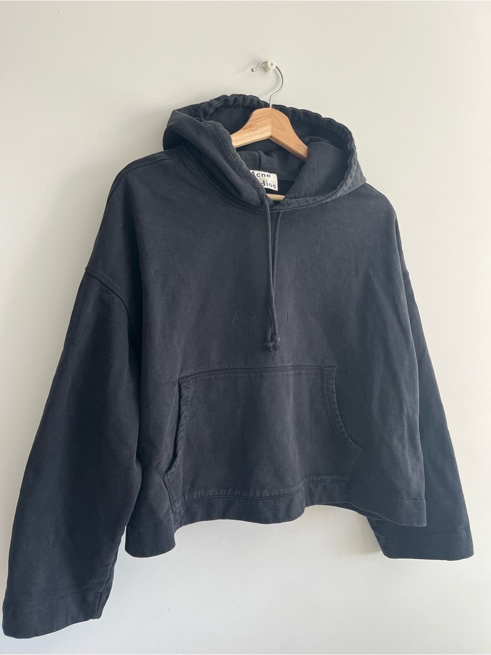 ACNE STUDIOS Joghy longsleeve cropped hoody